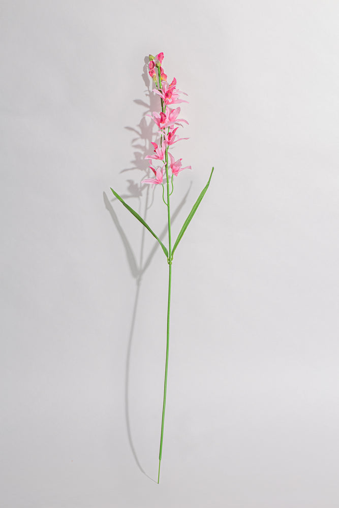 Artificial Dendrobium Orchid Pink Stem