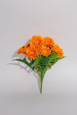 Artificial Gerbera Orange Bunch