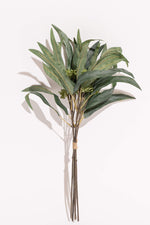 Artificial Eucalyptus willow bouquet green