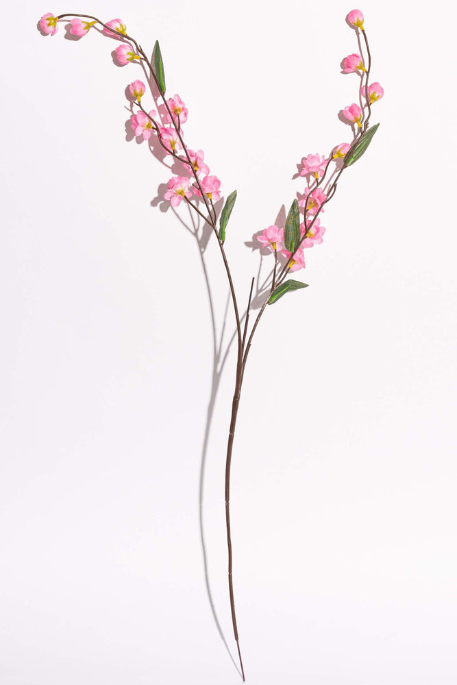 Artificial Asian Sakura Cherry Blossom Pink Stem
